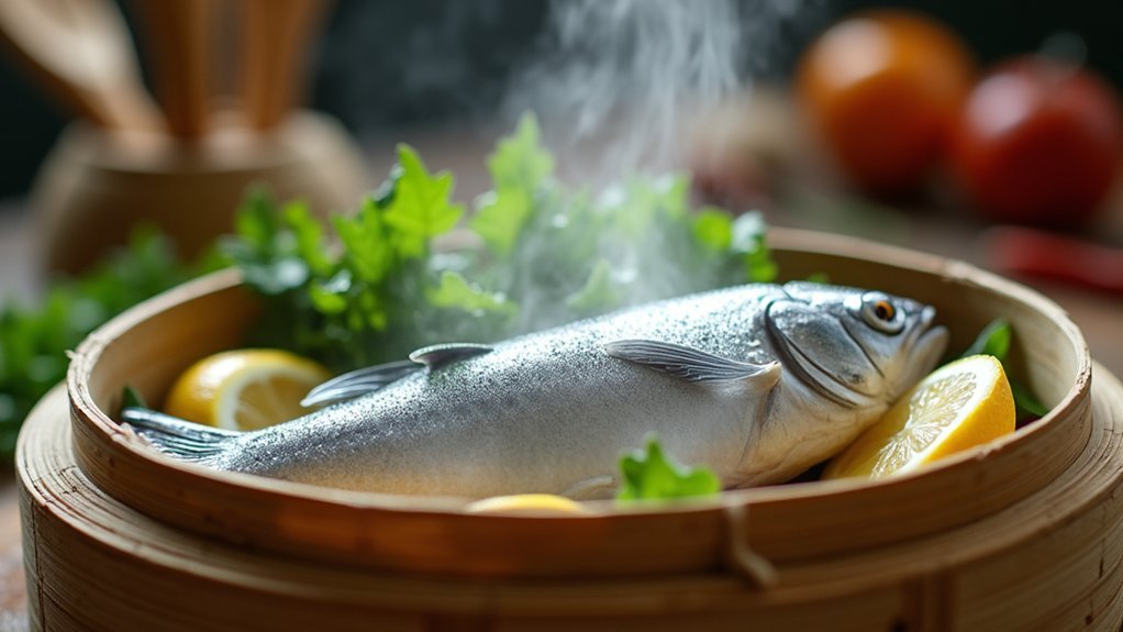 steaming fish preserves omega 3s