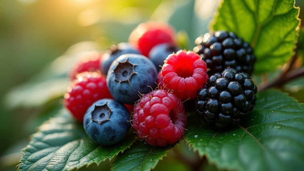 wild berries promote repair