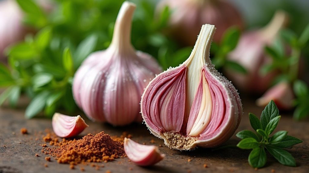 allicin inhibits plaque formation