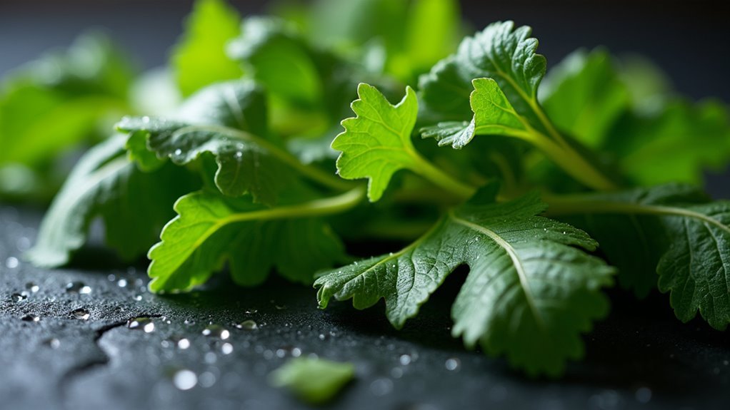 arugula iron rich peppery green