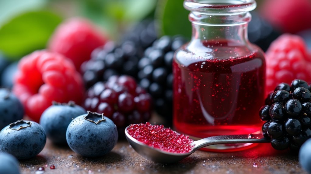 berry antioxidants enhance protection