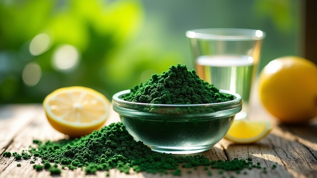 chlorella spirulina liver detox dosage