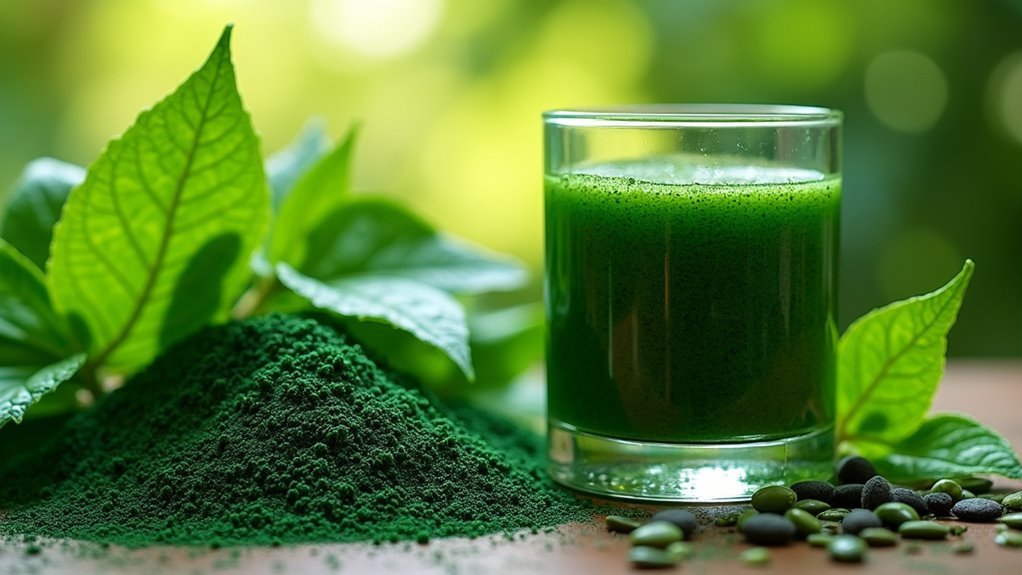 chlorophyll aids natural detoxification