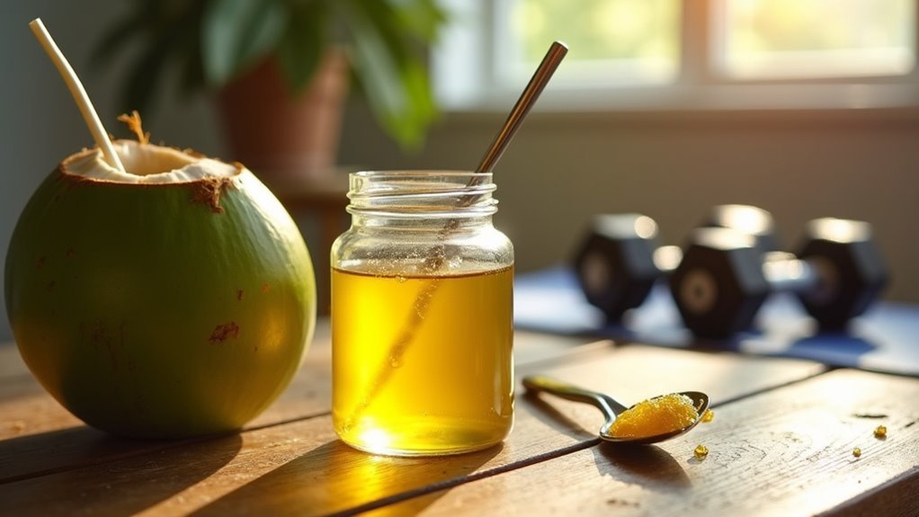 coconut oil pre workout boost