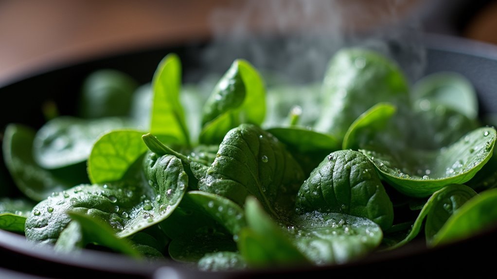 cooked greens boost iron absorption