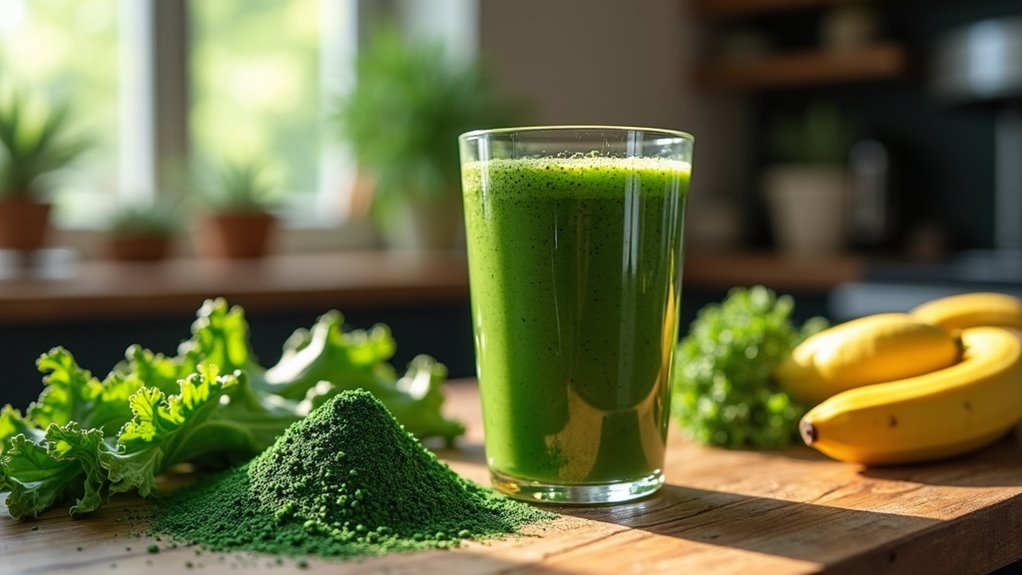 daily spirulina chlorella smoothies