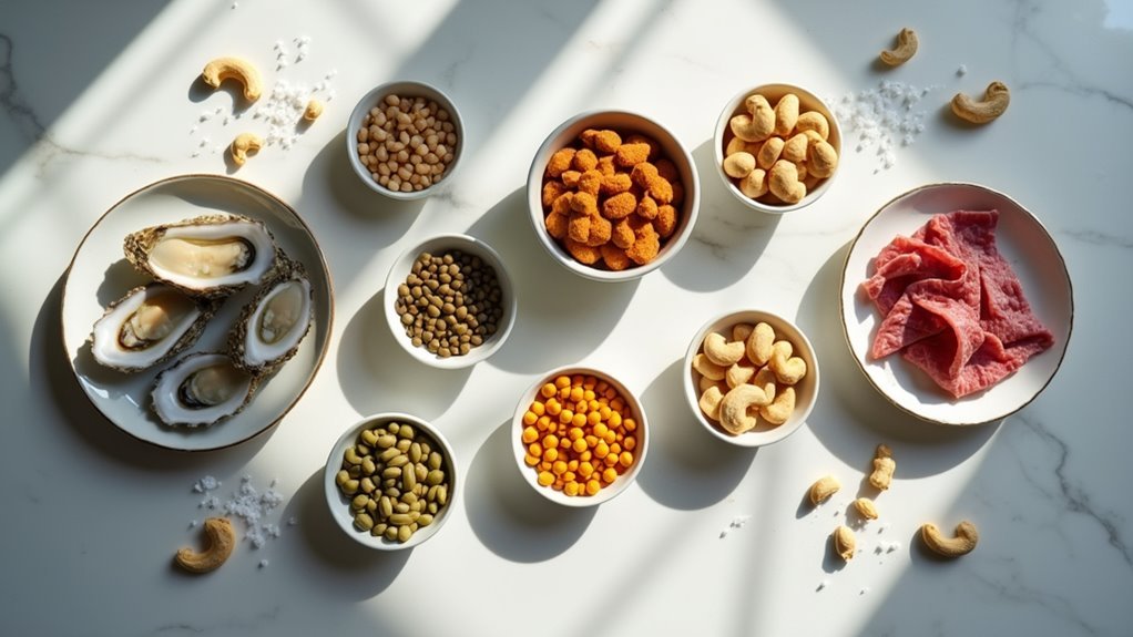 daily zinc intake requirements