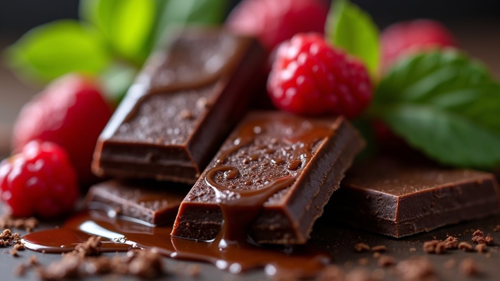 dark chocolate enhances circulation