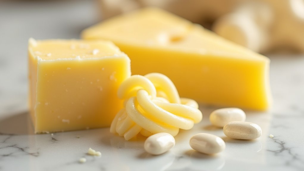 fortified cheese and butter