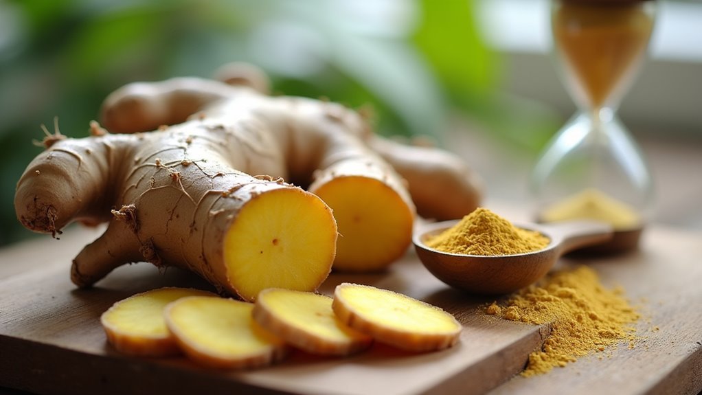 ginger dosage and timing