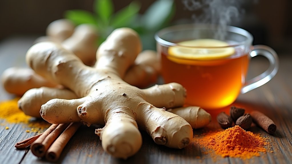 ginger root promotes digestive healing