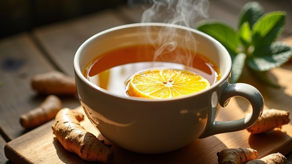 ginger tea promotes gut healing