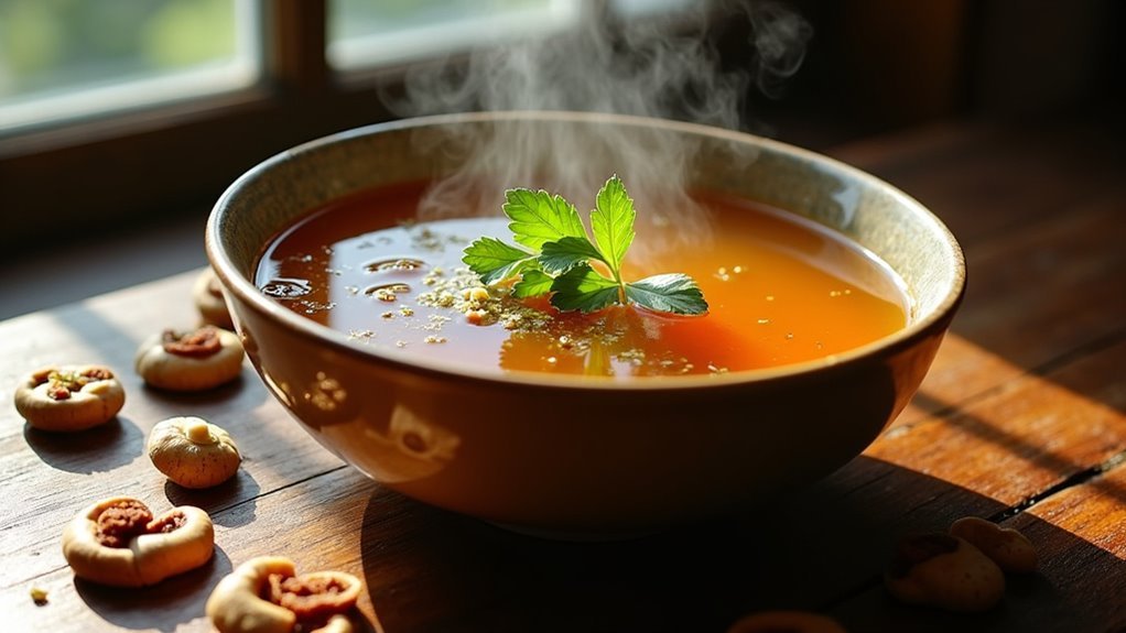 healing shiitake reishi broth