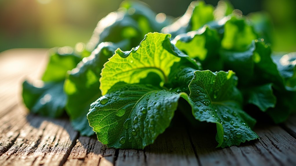 leafy greens enhance vision