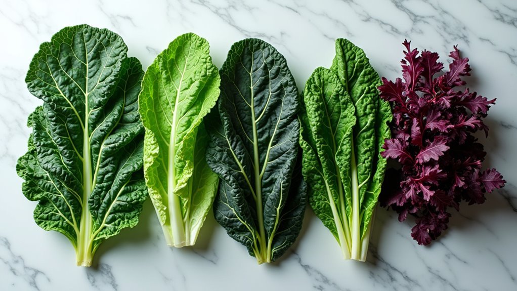 leafy greens with antioxidants