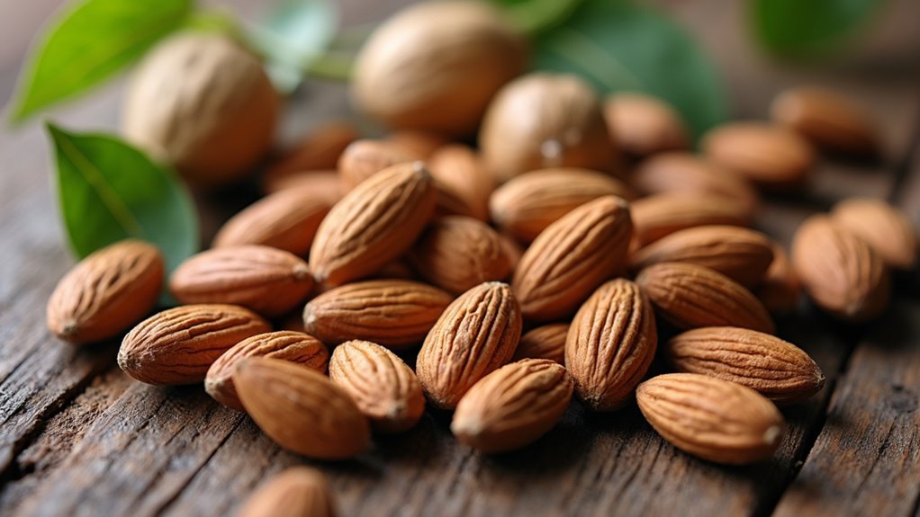 mineral rich raw almonds