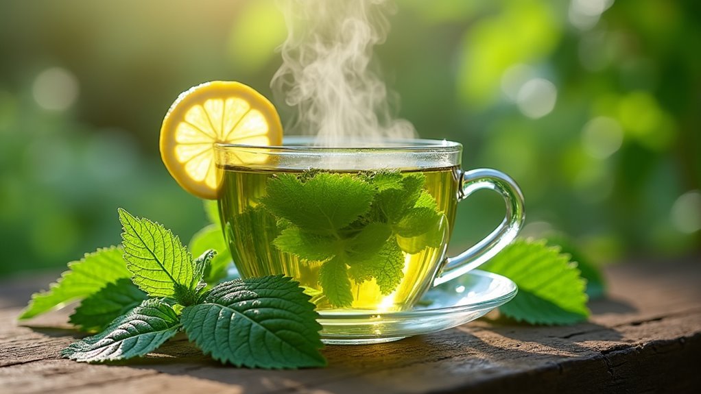 nettle tea enhances hydration efficiency