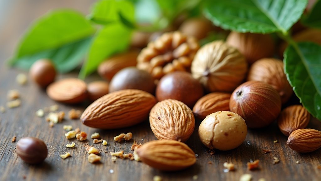 nuts provide essential folate