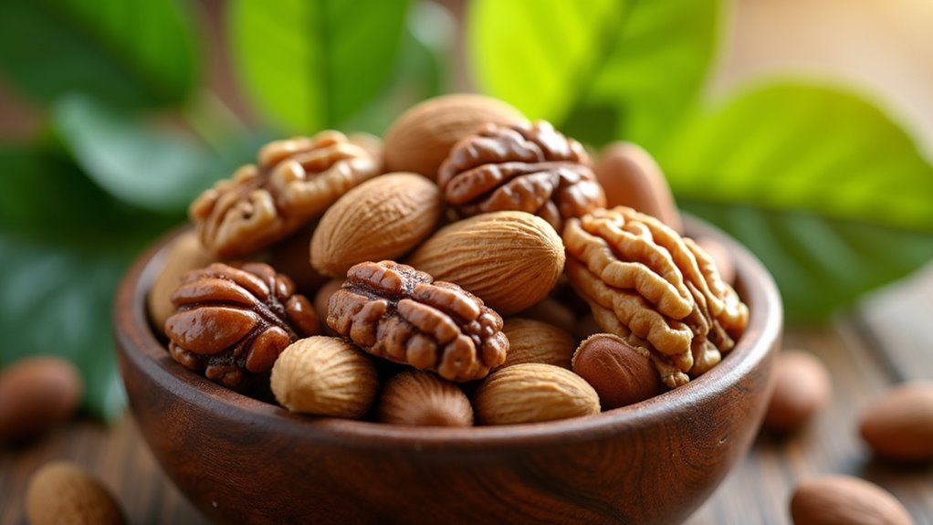 omega 3 rich nuts selection