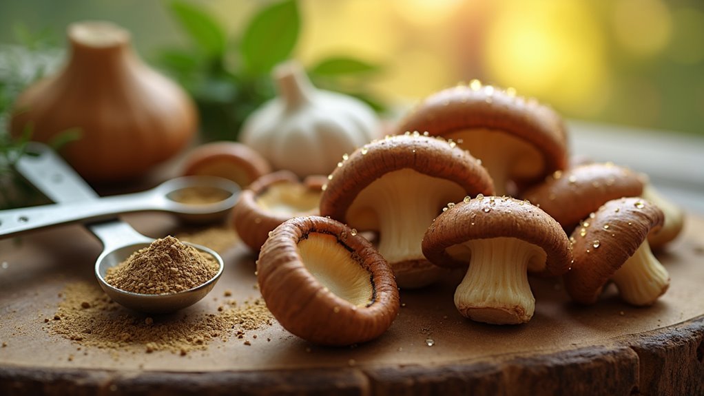 optimal shiitake mushroom dosage