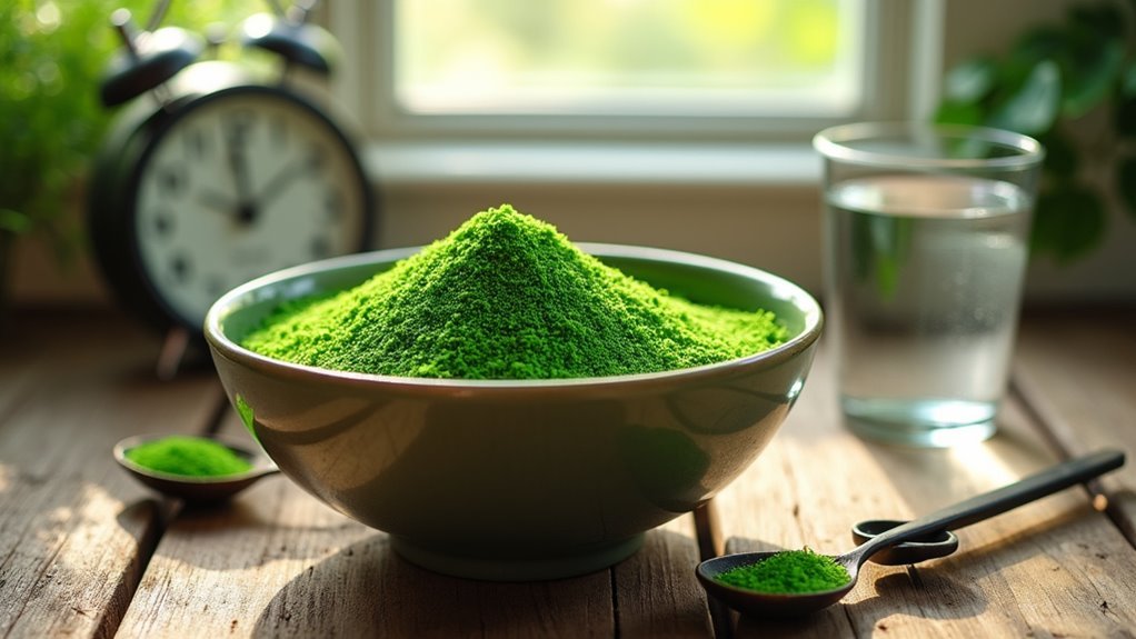 optimize chlorella timing dosage