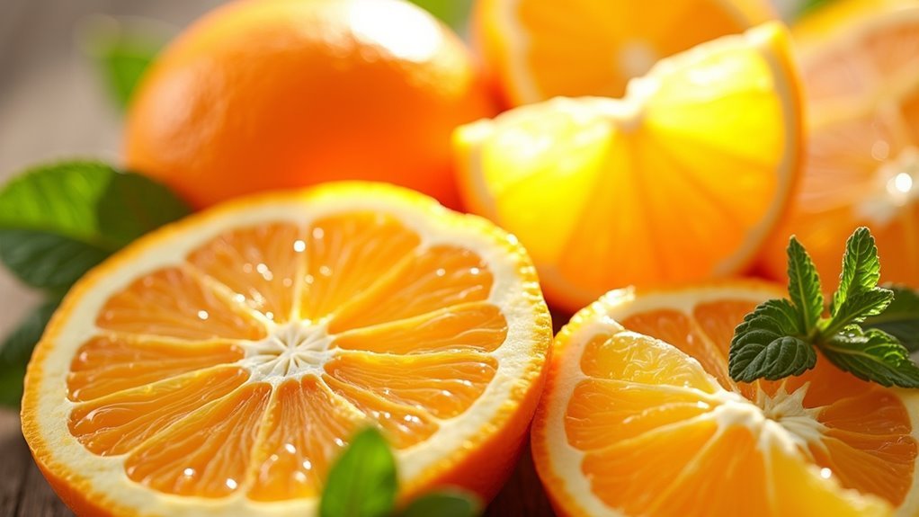 oranges boost collagen synthesis