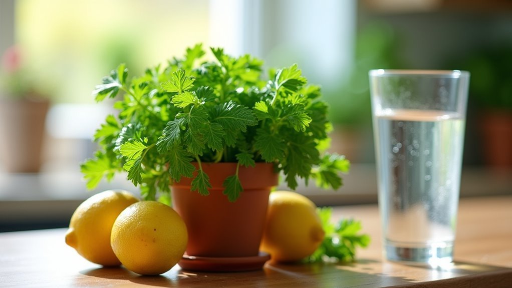 parsley prevents kidney stones