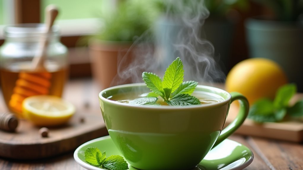 peppermint tea relieves congestion