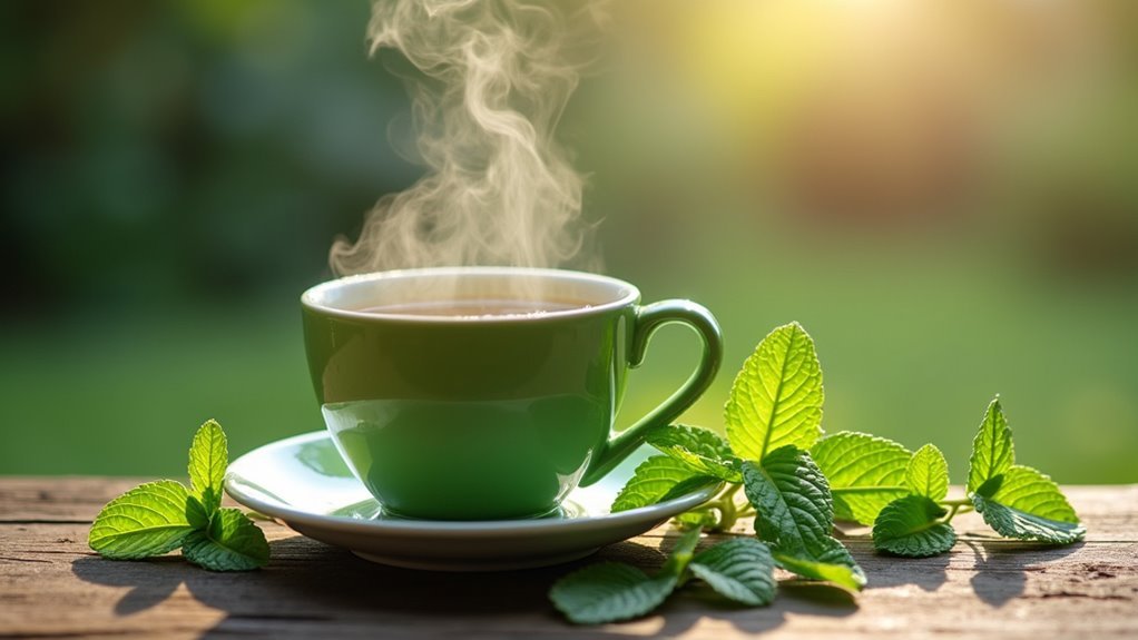 peppermint tea relieves headaches