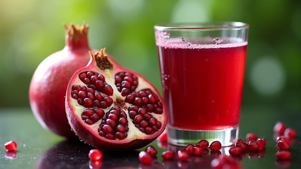 pomegranate juice boosts heart health