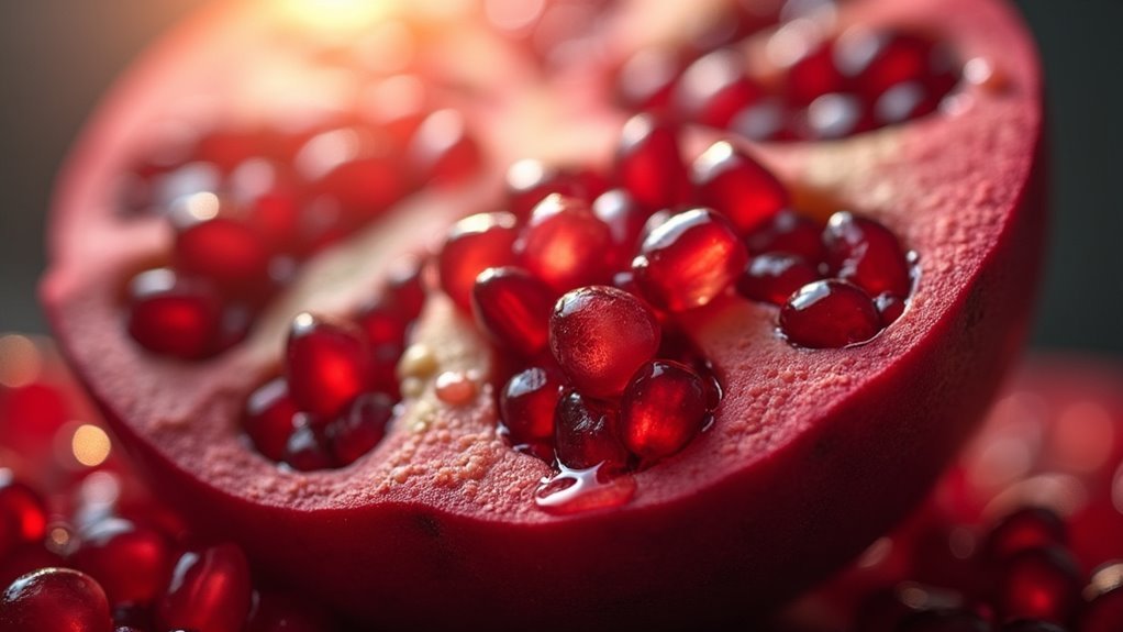 pomegranate juice enhances enos