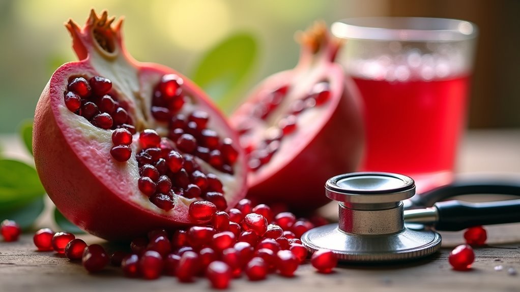 pomegranate juice for hypertension