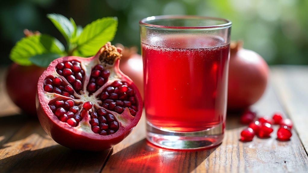 pomegranate juice heart benefits