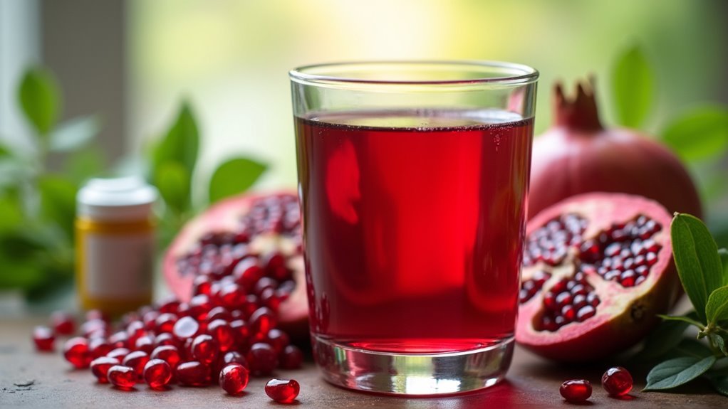pomegranate juice heart benefits