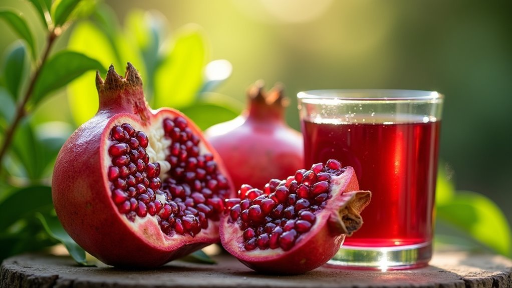 pomegranate juice heart protection