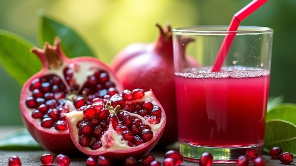 pomegranate juice lowers blood pressure