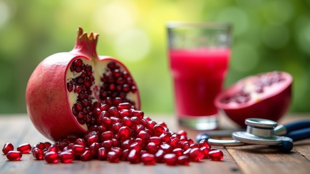 pomegranate juice promotes cardiovascular health