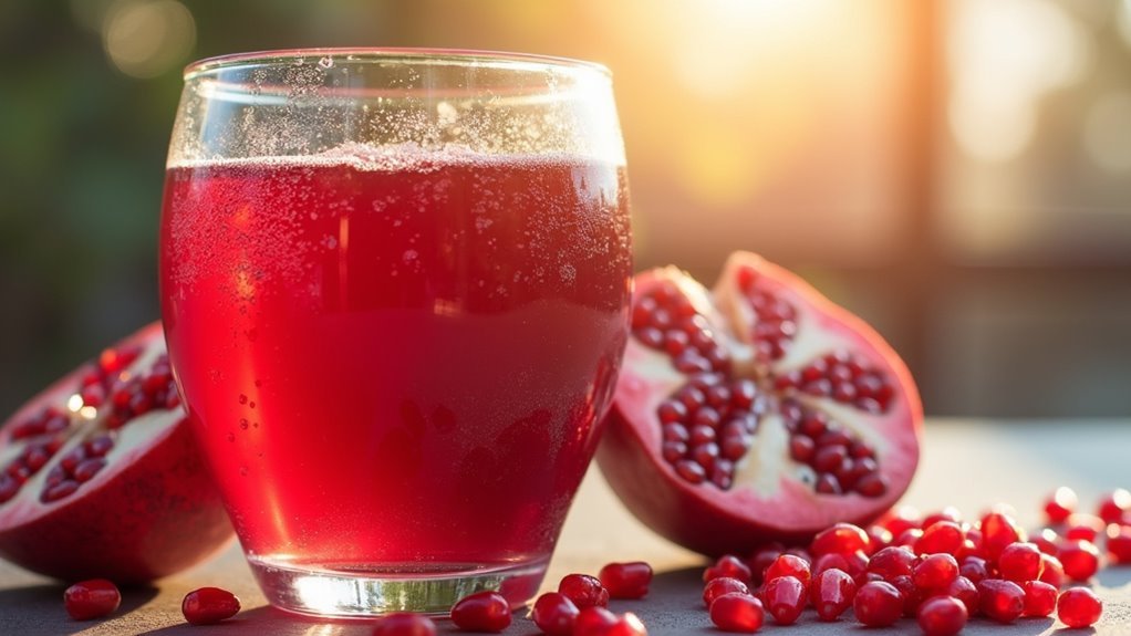 pomegranate juice reduces arterial plaque