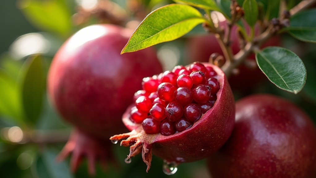 pomegranate polyphenols boost antioxidants
