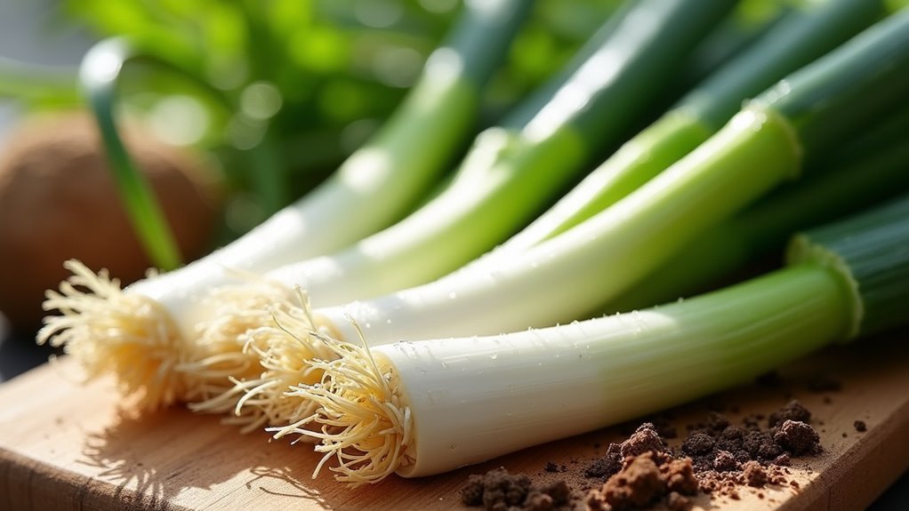 prebiotic fiber in leeks