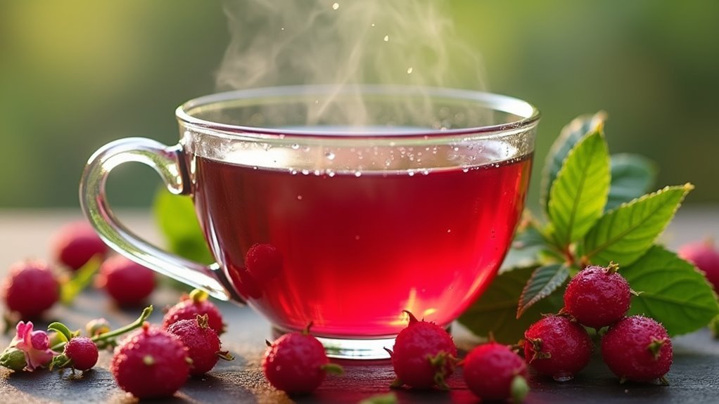 rosehip tea enhances hydration
