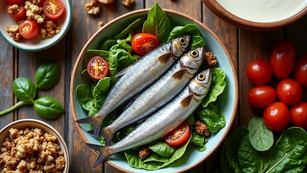sardine walnut brain boosting bowls