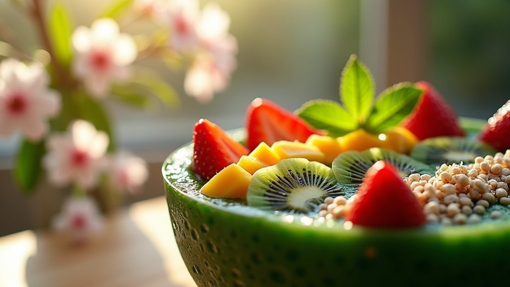 spring detox with spirulina chlorella