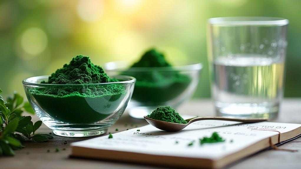 start spirulina chlorella detox