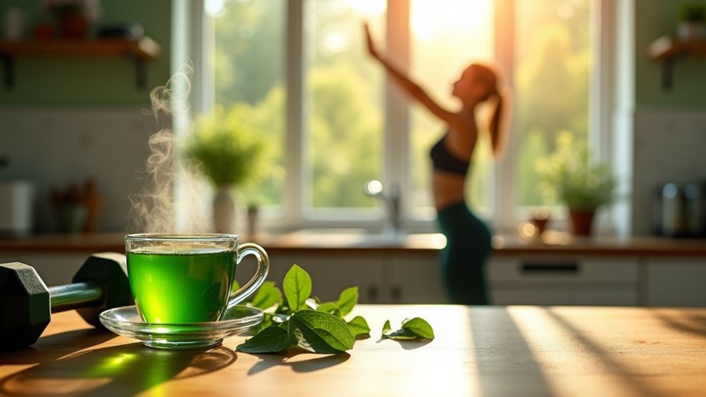 synergize green tea exercise