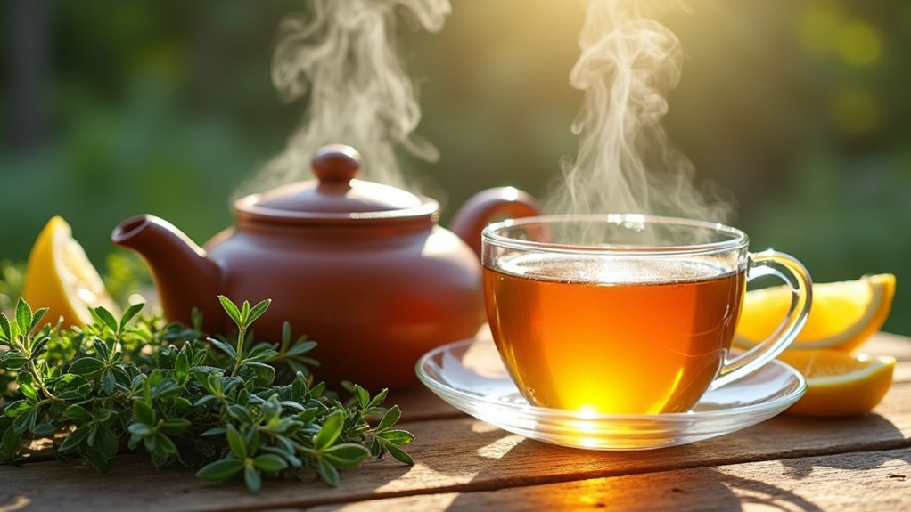 thyme tea for respiratory health