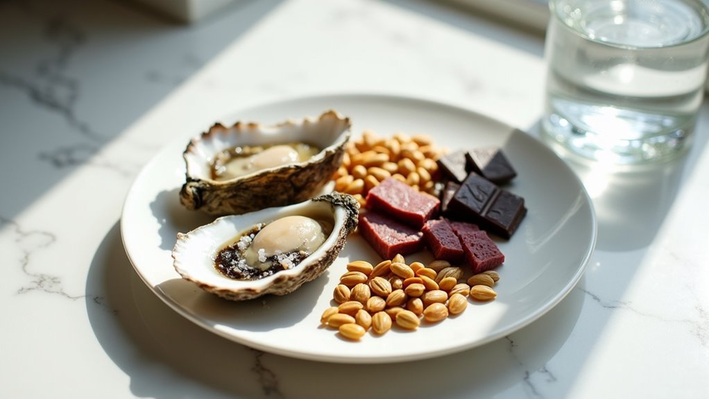 timing zinc with meals