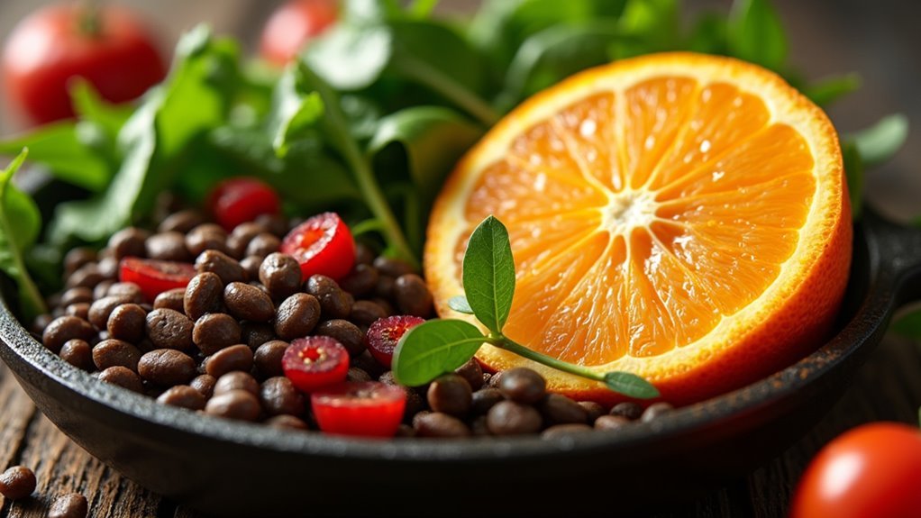 vitamin c enhances iron absorption