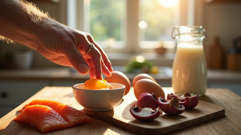 vitamin d rich free range eggs