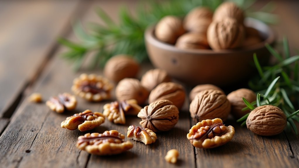 walnuts support heart and brain